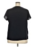 Lands' End 100% Polyester Black Short Sleeve Blouse Size 18W - photo 2