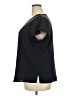 Lands' End 100% Polyester Black Short Sleeve Blouse Size 18W - photo 5