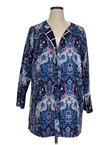 Attitudes by Renee 3/4 Sleeve Blouse (view 1)