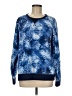 Lands' End Print Blue Pullover Sweater Size M - photo 1