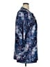 Attitudes by Renee Paisley Blue 3/4 Sleeve Blouse Size 1X - photo 4