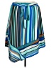 NY Collection Stripes Blue Casual Skirt Size XL - photo 2