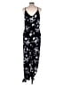 Shein 100% Viscose Floral Black Jumpsuit Size 12 - photo 2