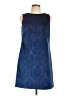 Alice + Olivia 100% Polyester Solid Blue Casual Dress Size L (estimated) - photo 1