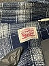 Levi's 100% Cotton Tweed Blue Long Sleeve Button-Down Shirt Size XS - photo 7