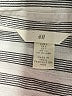 H&M Stripes Gray Short Sleeve Blouse Size S - photo 7
