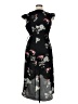 Papermoon 100% Polyester Floral Black Cocktail Dress Size XL - photo 2