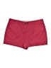 Ann Taylor LOFT 100% Cotton Solid Red Shorts Size 12 - photo 1