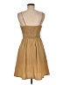 Shein 100% Polyester Solid Tan Cocktail Dress Size 6 - photo 2