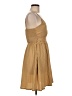 Shein 100% Polyester Solid Tan Cocktail Dress Size 6 - photo 4