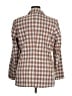 Nine West Checkered-gingham Brown Blazer Size XL - photo 2