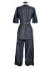 L.K. Bennett Chevron-herringbone Blue Jumpsuit Size 10 - photo 2