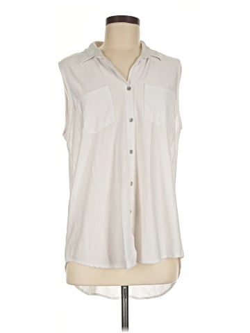Eden & Olivia Sleeveless Button-Down Shirt (view 1)
