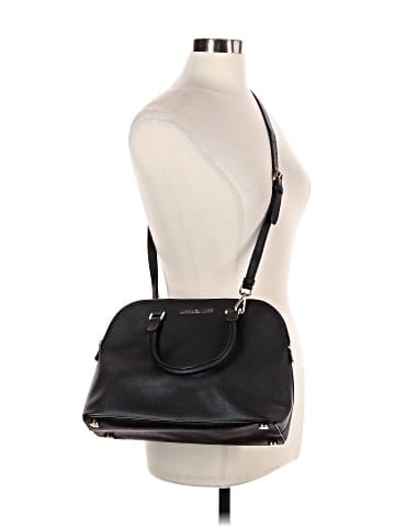 MICHAEL Michael Kors Leather Satchel (view 2)