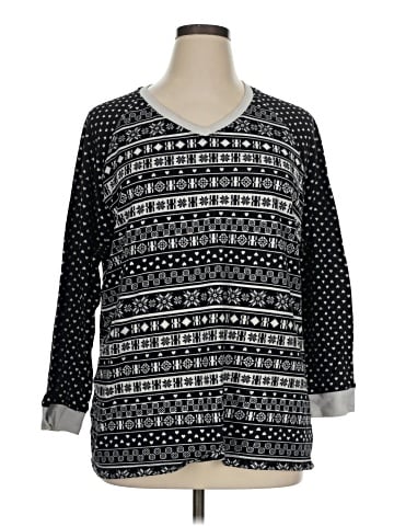 Cuddl Duds 3/4 Sleeve T-Shirt (view 1)