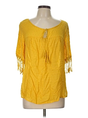 Unique Spectrum 3/4 Sleeve Blouse (view 1)