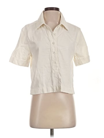 7 For All Mankind Short Sleeve Blouse (view 1)