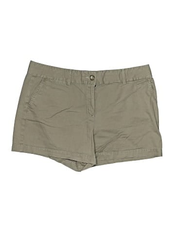 Ann Taylor LOFT Khaki Shorts (view 1)