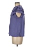 1.State 100% Polyester Purple Short Sleeve Blouse Size M - photo 5