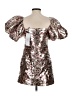 Rhode Metallic Silver Cocktail Dress Size 4 - photo 2