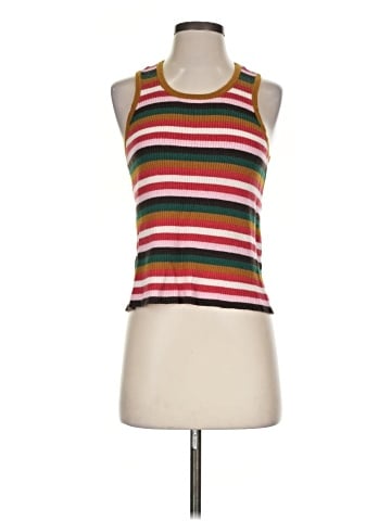 Madewell Striped Bayford Sweater Tank (view 1)