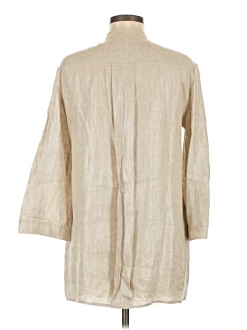 Louben 3/4 Sleeve Button-Down Shirt (view 2)