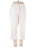 Lane Bryant Solid Ivory Casual Pants Size 20 (4) - photo 1