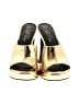 Wild Pair Metallic Gold Heels Size 7 - photo 2