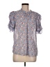 Carolina Belle 100% Polyester Blue Short Sleeve Blouse Size M - photo 1