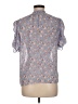 Carolina Belle 100% Polyester Blue Short Sleeve Blouse Size M - photo 2
