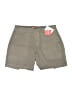 SPANX Solid Gray Khaki Shorts Size M - photo 1