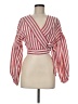 Boohoo Red Long Sleeve Blouse Size 6 - photo 1