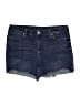 Seven7 Blue Denim Shorts Size 16 - photo 1