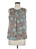 Nine West 100% Polyester Brown Tank Top Size M - photo 1