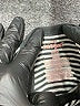 Cat & Jack Stripes Black Long Sleeve Onesie Size 3-6 mo - photo 3