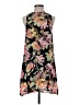 Leith 100% Polyester Floral Black Casual Dress Size S - photo 1