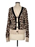 CAbi Animal Print Brown Cardigan Size M - photo 1
