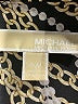 MICHAEL Michael Kors 100% Polyester Animal Print Gold Long Sleeve Blouse Size M (petite) - photo 7