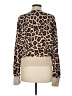 CAbi Animal Print Brown Cardigan Size M - photo 2