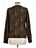 MICHAEL Michael Kors Animal Print Brown Pullover Sweater Size L - photo 2