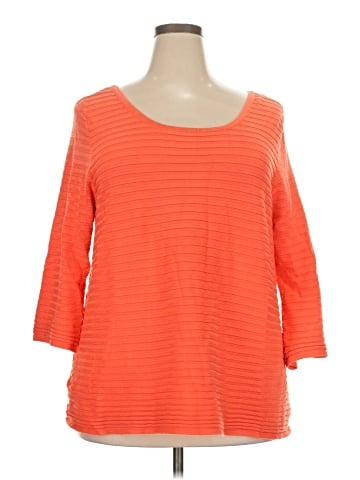 Lane Bryant 3/4 Sleeve T-Shirt (view 1)