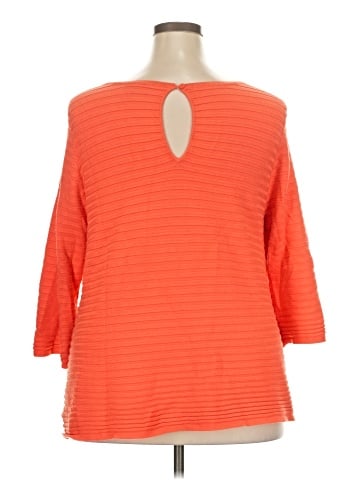 Lane Bryant 3/4 Sleeve T-Shirt (view 2)