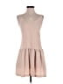 N/Nicholas 100% Polyester Solid Tan Ivory Casual Dress Size 0 - photo 1
