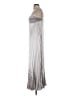 Rebecca Taylor 100% Polyester Metallic Silver Cocktail Dress Size 4 - photo 5