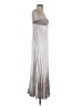 Rebecca Taylor 100% Polyester Metallic Silver Cocktail Dress Size 4 - photo 4
