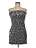 Forever 21 Stars Silver Cocktail Dress Size M - photo 1