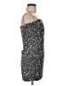 Forever 21 Stars Silver Cocktail Dress Size M - photo 4
