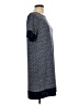 MICHAEL Michael Kors Gray Blue Casual Dress Size L - photo 4