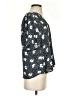 CAbi 100% Polyester Polka Dots Black Short Sleeve Blouse Size S - photo 4