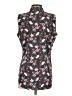 CAbi 100% Polyester Floral Black Sleeveless Blouse Size S - photo 2
